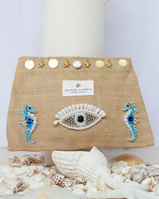 La petite pochette Perlea ✺ Blue