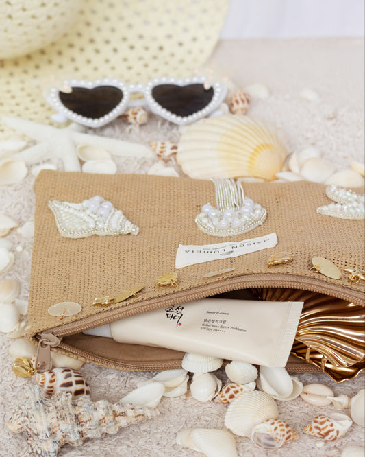La petite pochette Perlea ✺ White