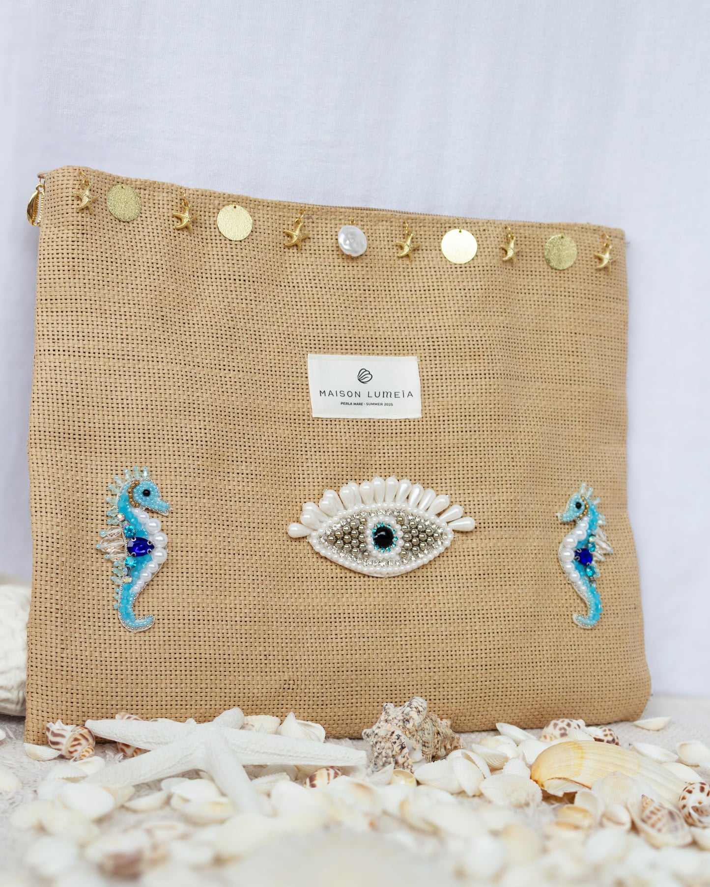 La grande pochette Perlea ✺ Blue