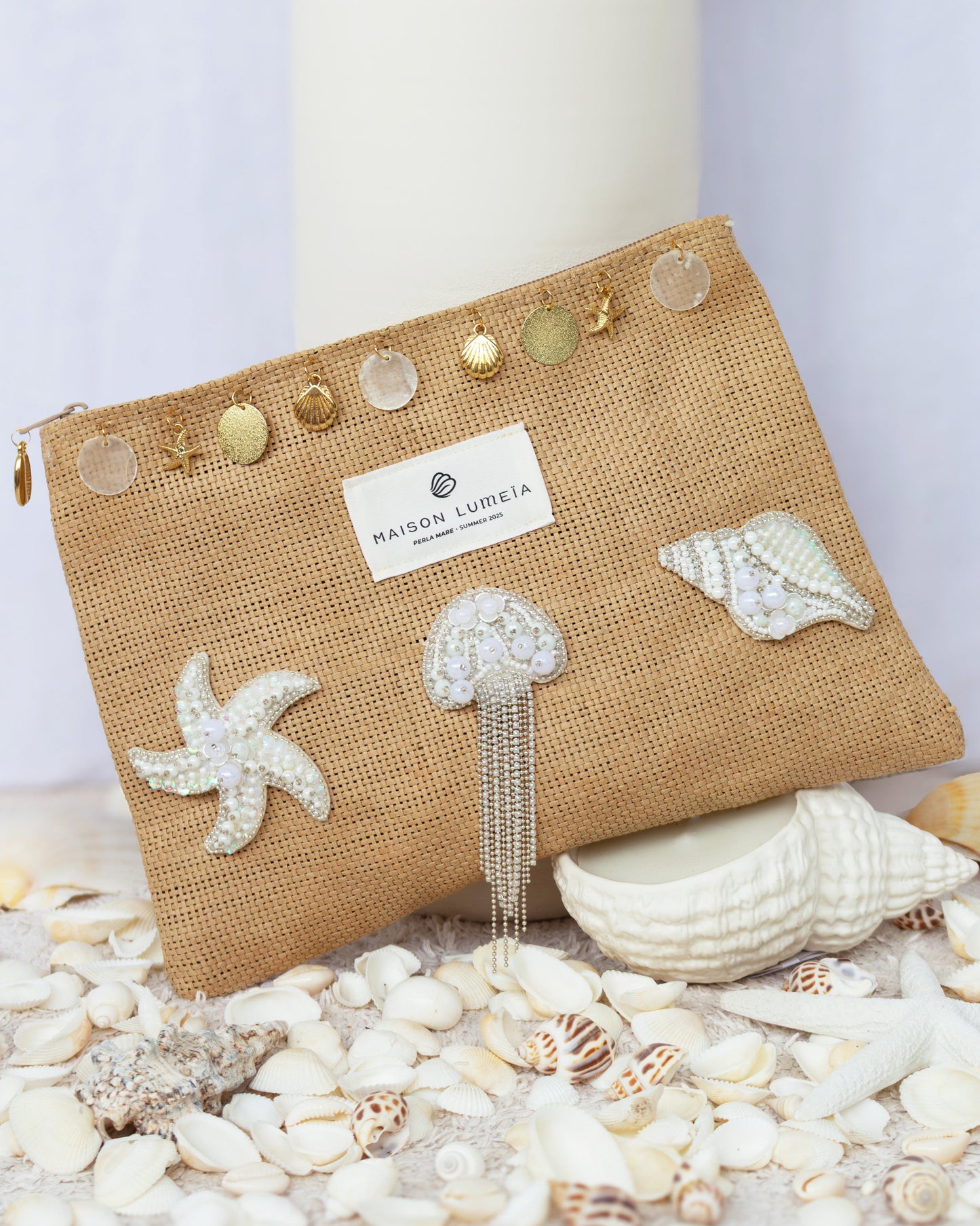 La petite pochette Perlea ✺ White