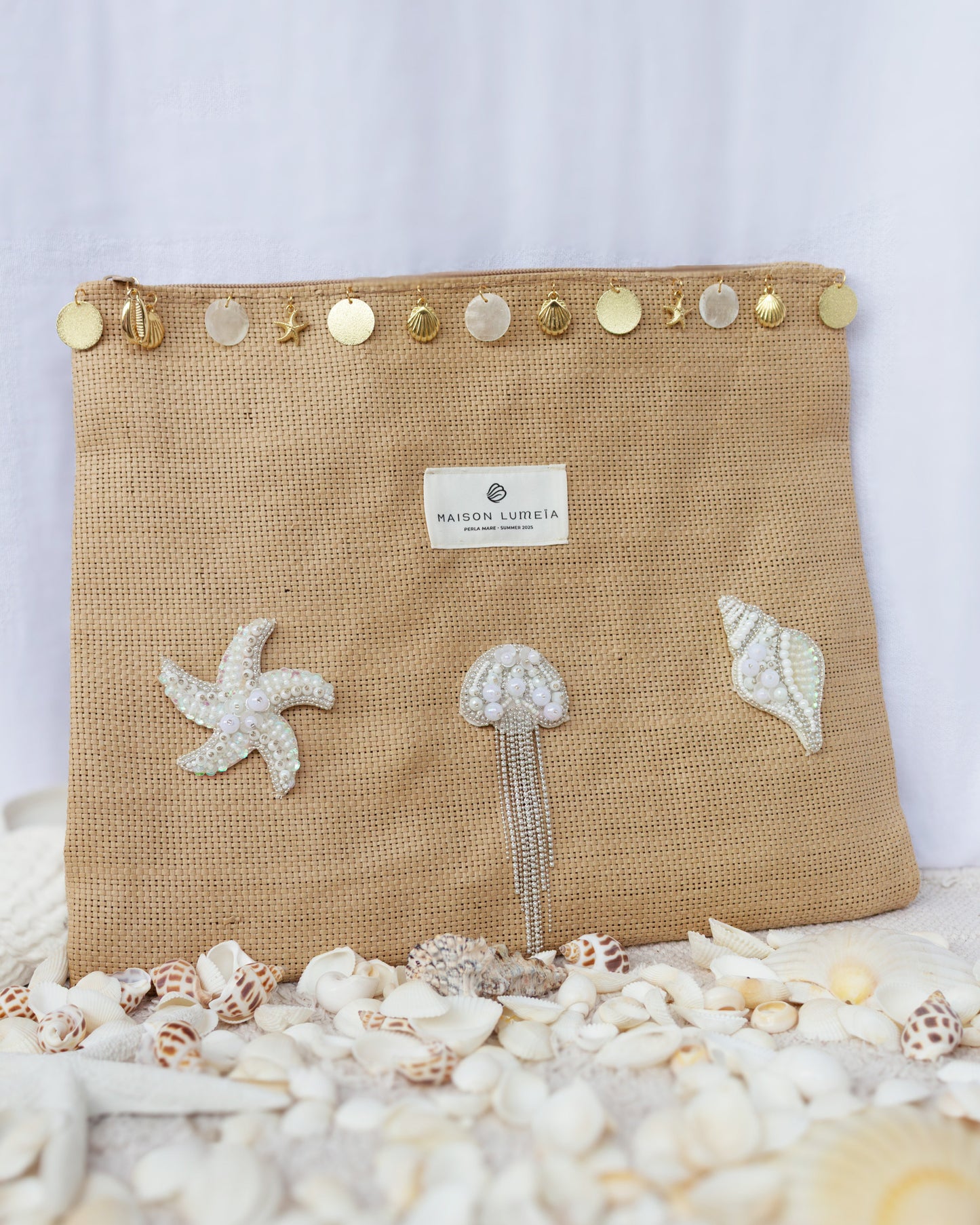 La grande pochette Perlea ✺ White